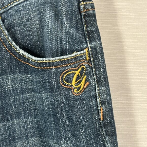G Unit Jeans Womens 11 Bootcut Cotton Stretch Embellished Pocket - Picture 4 of 10
